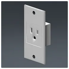 Socket / outlet type B (3D)