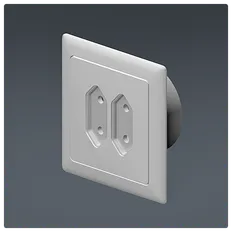 Socket / outlet type C (3D)