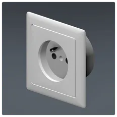 Socket / outlet type E (3D)