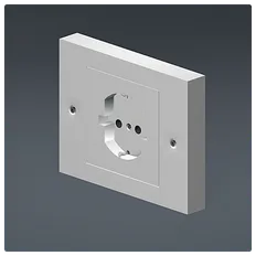 Socket / outlet type F (3D)