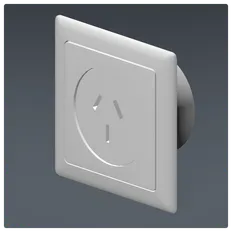 Socket / outlet type I (3D)